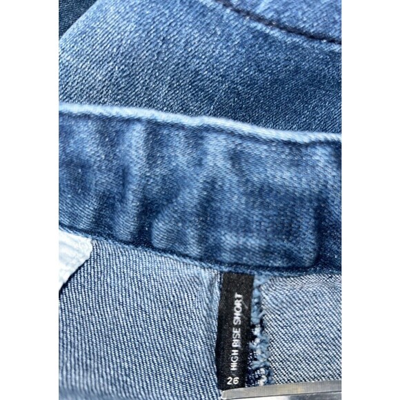 Women's House Of Harlow Hi Rise Braided Detail Trim Short Size 26 - Picture 7 of 7